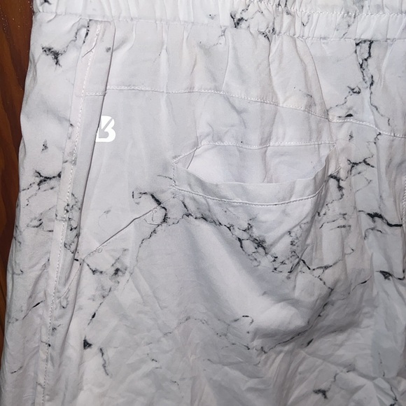 EUC Buffbunny white marble shorts - Picture 2 of 5